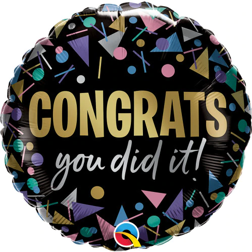 Congrats You Did It Balloon